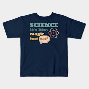 Science its like magic but real Vintage Kids T-Shirt